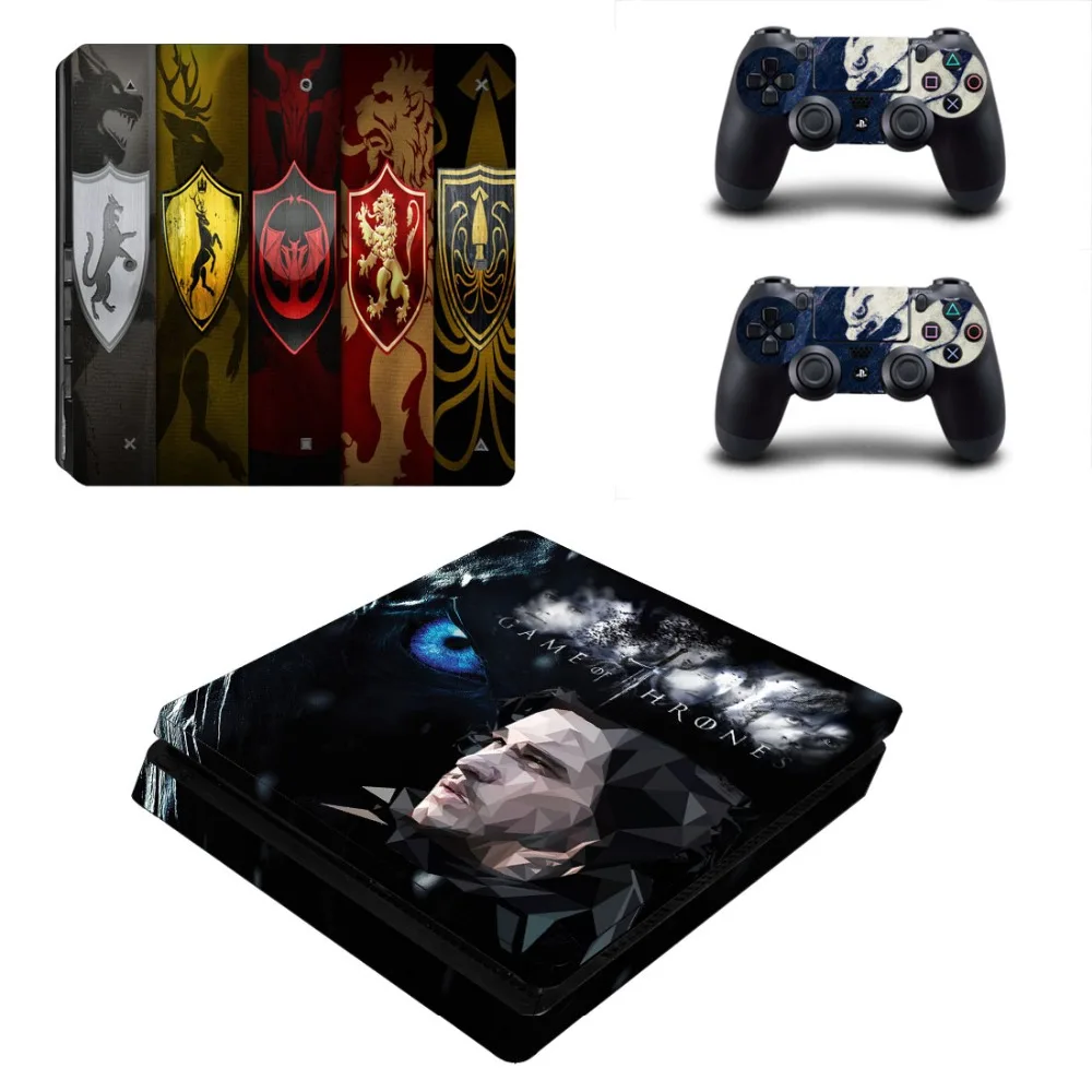 Игра престолов скоро зима PS4 тонкая кожа Наклейка виниловая для Playstation 4 консоль и контроллер PS4 тонкая наклейка s