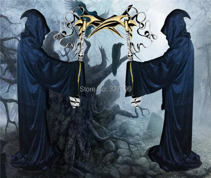 Wholesale Halloween witches witch cloak Cosplay costume gown robe