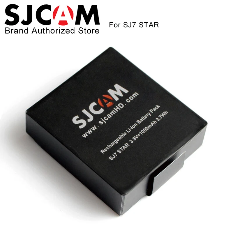 Аккумулятор SJCAM SJ7 Star 3,8 в 1000 мАч литий-ионный аккумулятор для SJ Cam SJ7 аксессуары для спортивной экшн-камеры DV