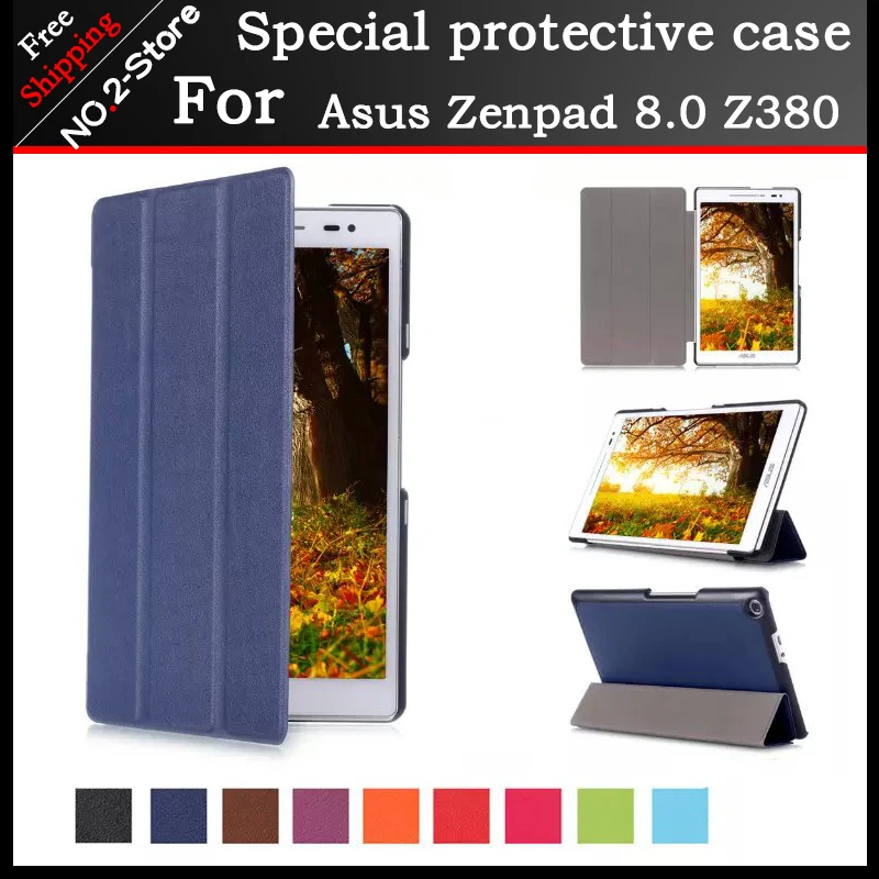 stand pu leather cover case For Asus Zenpad 8.0 Z380CL Z380C 8