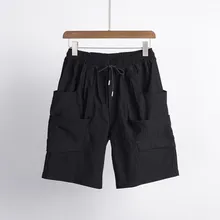 M~ 5XL! Новая мужская одежда летняя мода шаровары стрейч хлопок Повседневная индивидуальность волос стилист плюс размер шорты