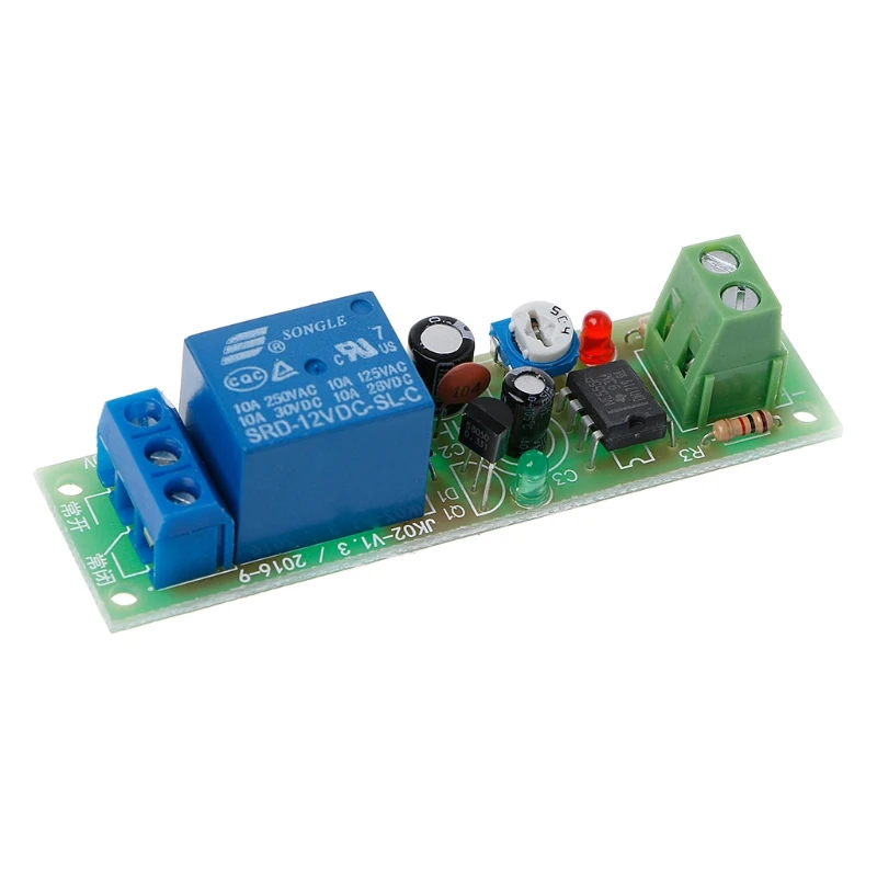 NE555 Relay DC 5V Timer Adjustable Delay Turn Off ON Switch Time Relay