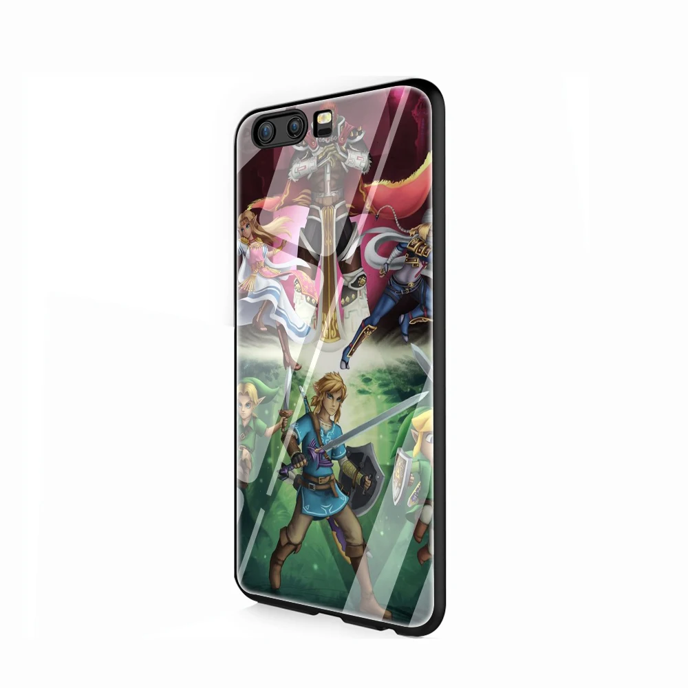 Легенда о Зельде закаленное стекло чехол для телефона huawei Y9 Honor 8X 7A pro P10 20 Lite Pro mate 20 Lite Pro - Цвет: G5