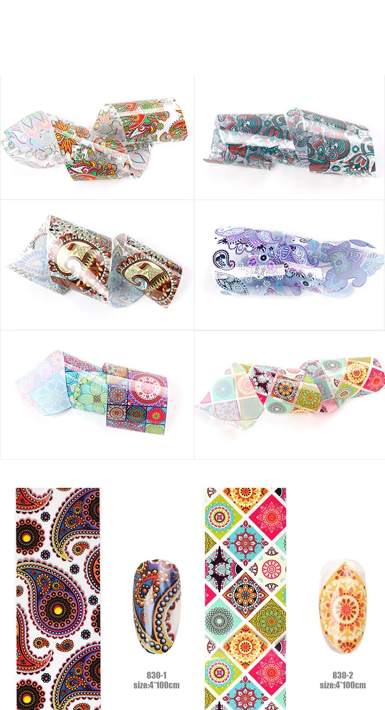 HNUIX, 10 цветов, цветная переводная наклейка для ногтей, фольга, самоклеющаяся наклейка, на заказ, узор, конверт, слайдер, лента, украшение, маникюр