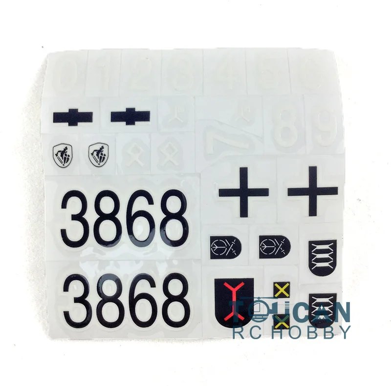 Аксессуары для немецкого бака HengLong 1/16 Stug III 3868 наклейка TH00311|1/16 tank|tank 1/16henglong tank |
