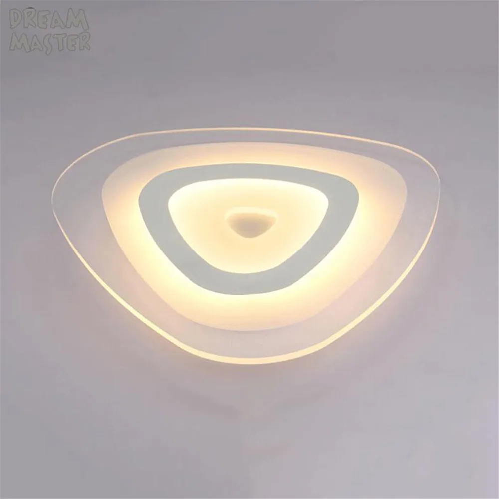 Современный светодиодный светильник-Люстра для гостиной, столовой, спальни, украшения для дома, акриловое освещение, светодиодный светильник - Цвет абажура: warm white