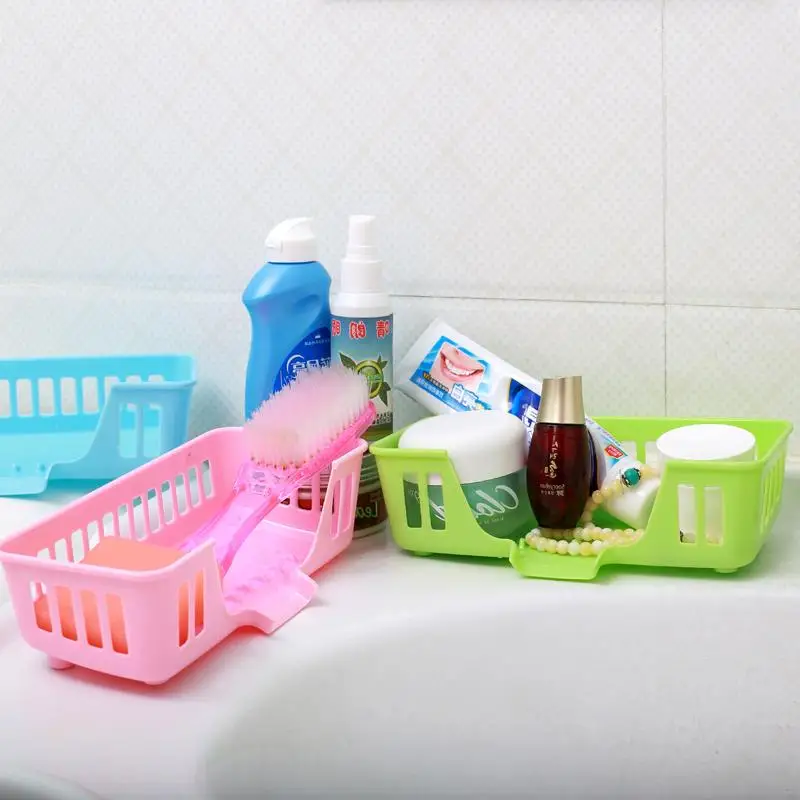 

Creative Kitchen Sink Drain container basket sponge bath soap small objects storage box Drain Shelves