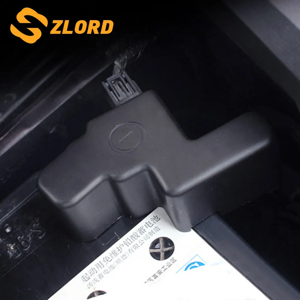 

Zlord Car Battery Negative Protection Cover Frame Clip Case ABS Plastic Covers for Honda ODYSSEY 2015 2016 2017 2018 Accessories