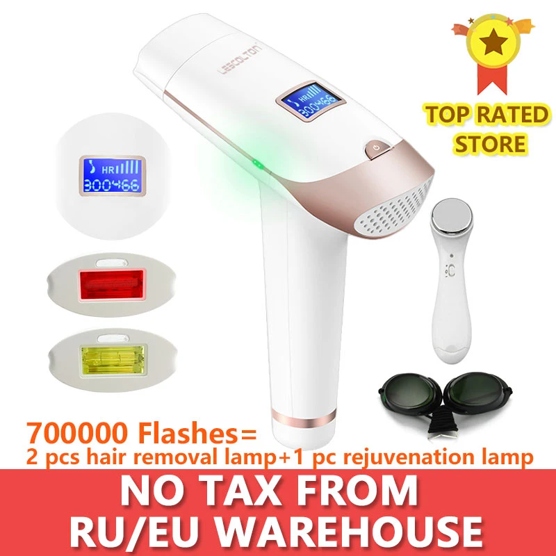 Lescolton 2in1 IPL depiladora cabello pantalla LCD máquina T009i láser permanente Bikini Trimmer eléctrico depilador un láser - 1