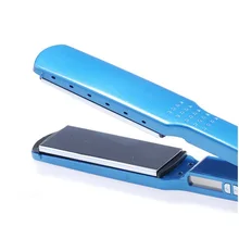 Профессиональный Выпрямитель для волос с отрицательными ионами, утюжок для укладки, инструменты для укладки титана, PTC нагревательные выпрямители с европейской вилкой