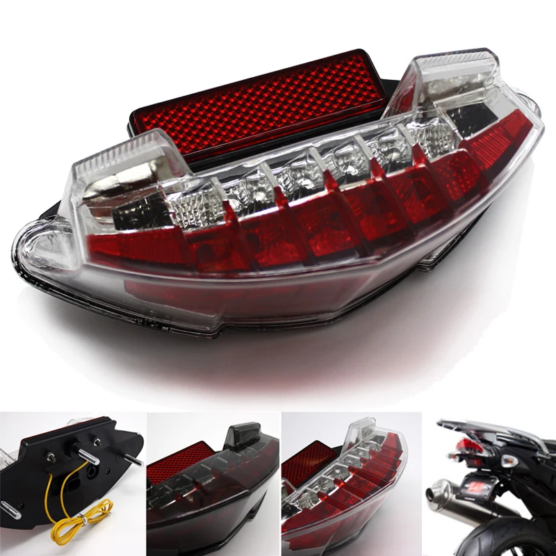 Nuoxintr Motorcycle LED Integrated Tail Light Turn Signals For BMW F800S F800GT K71 09-12 F800R K73 09-14 R1200GS K25 ADV K255