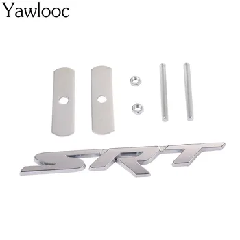 

Metal Auto Car Styling SRT Front Grill Grille Badge Emblem Sticker Fit For Dodge Charger Challenger Exterior Accessories