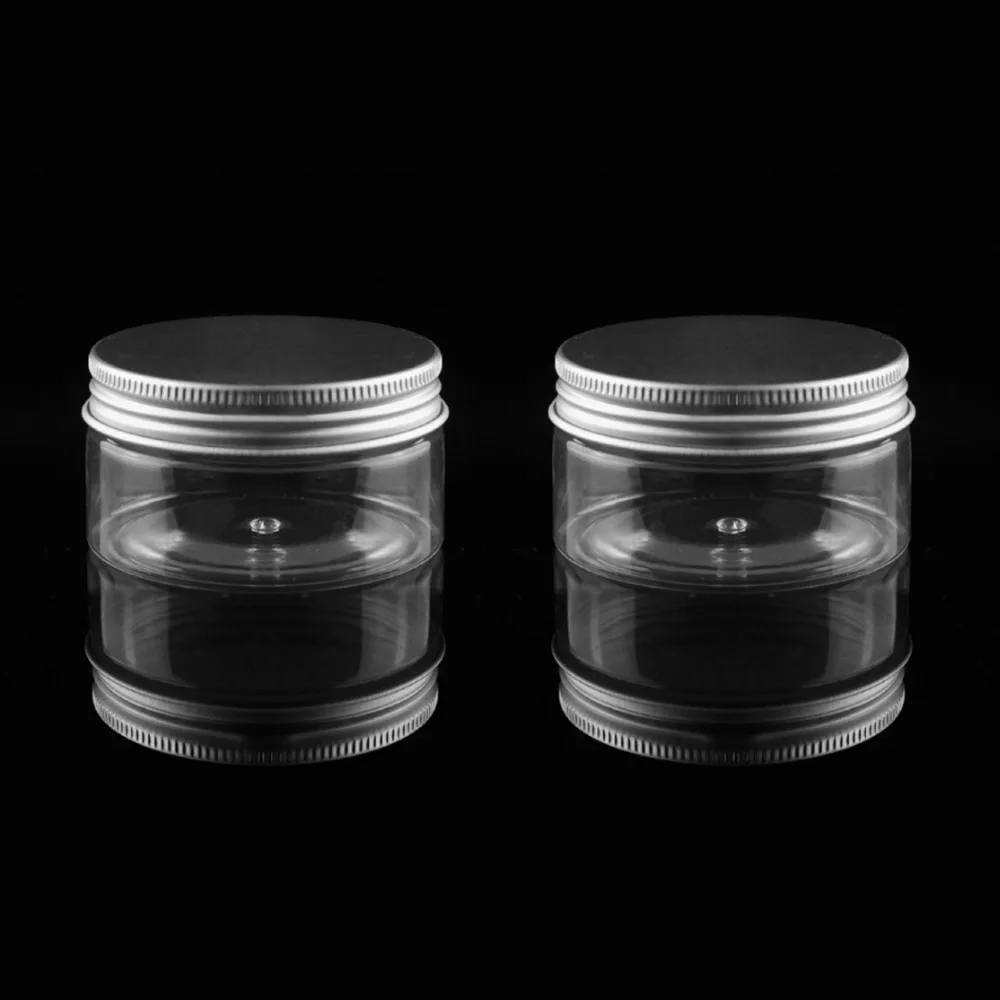 30pcs/lot 80g Empty Plastic Skin Care Cream Container Aluminum lid PET