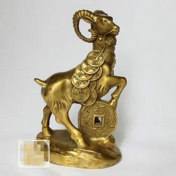

YM 309 A pure copper ornaments Zodiac sheep sheep jewelry crafts decoration Feng Shui decoration Home Furnishing money she