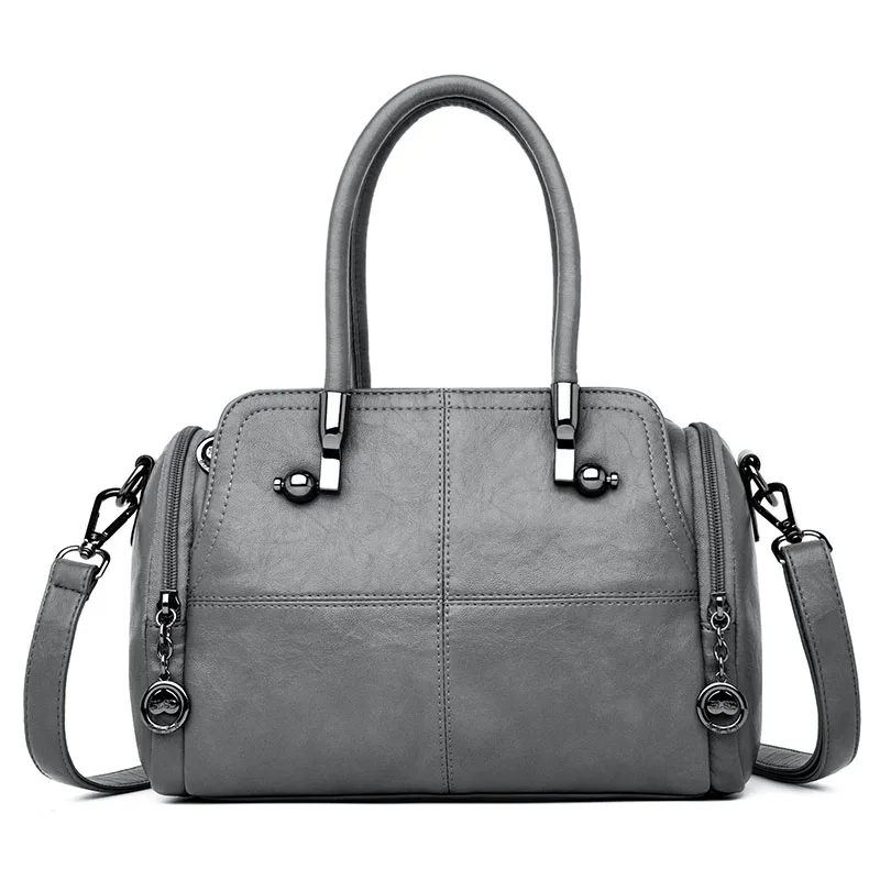 

Hot Sale Women Casual Tote Bag Female Handbag Large Big Shoulder Bag for Women Tote Ladies Vintage PU Leather Crossbody Bag