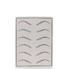 10 шт. бровей практика микроблейдинга кожи татуировки Поддельные кожи обучение Размер 20 см* 15 см постоянный макияж