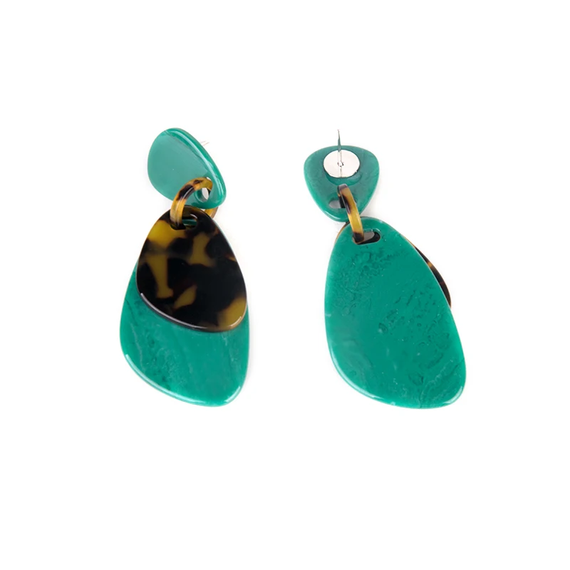 Trendy Long Dangle Acrylic Earrings for Women Big Geometric Resin Dangling Drop Earring for Girls Party Fashion Jewelry Brincos (1)