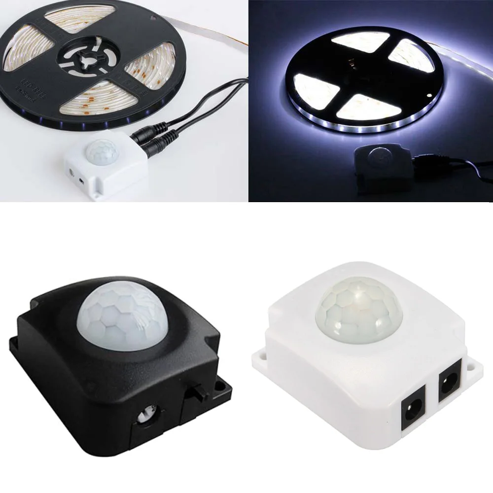 

Automatic On Off DC 5-30V 12V 24V 8A Mini PIR Infrared Motion Sensor Detector Switch LED light Strip Switch For Home Corridor