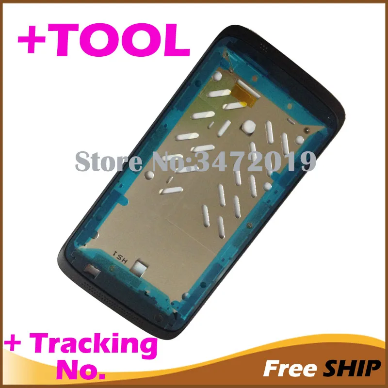 1 шт. передняя рамка для htc desire 326G 526G передний корпус ЖК панель черный белый цвет +