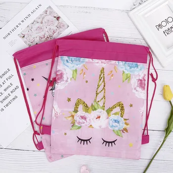 Unicorn Travel Storage Drawstring Bag