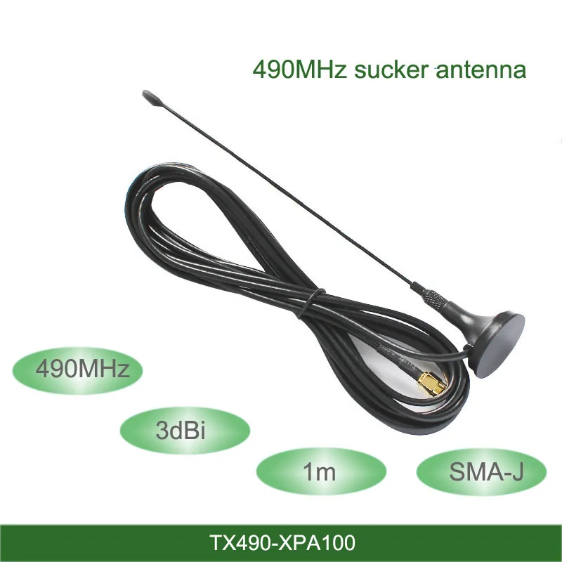 

490Mhz antenna sma antenna omni antenna 3dbi SMA Plug with Magnetic Base 1m Cable