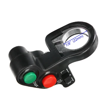 

Control Motorcycle Switch L/R Signal Electrical Tandem speaker Dirtbike 3in1 Handlebar Run Headlight Horn Push