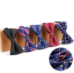 Новейшие Полиэстер Для мужчин лук галстук бренда Классика Dot насыщенный Галстуки бабочкой отдыха Бизнес Рубашки для мальчиков бантом
