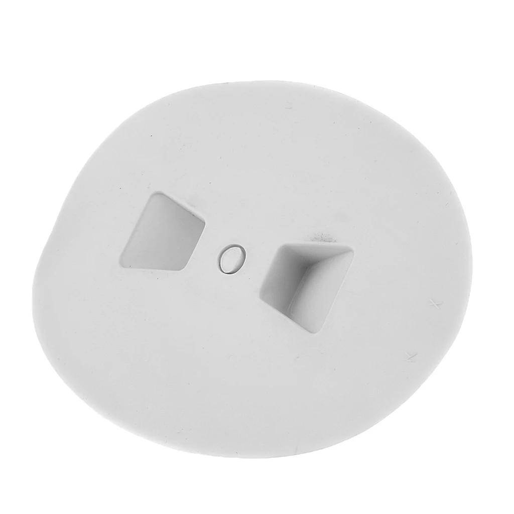 2 Pieces Durable PVC Inflatable Boat Kayak Canoe Rope Buckle Deck Mount Holder Clip 2 Holes Rubber Dinghy Accessories