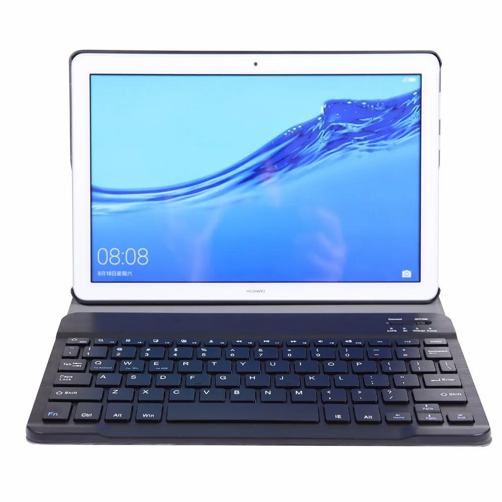 Bluetooth клавиатура чехол для huawei Mediapad T5 10 10,1 AGS2-L09 AGS2-W09 AGS2-L03 чехол английский испанским и русским языками