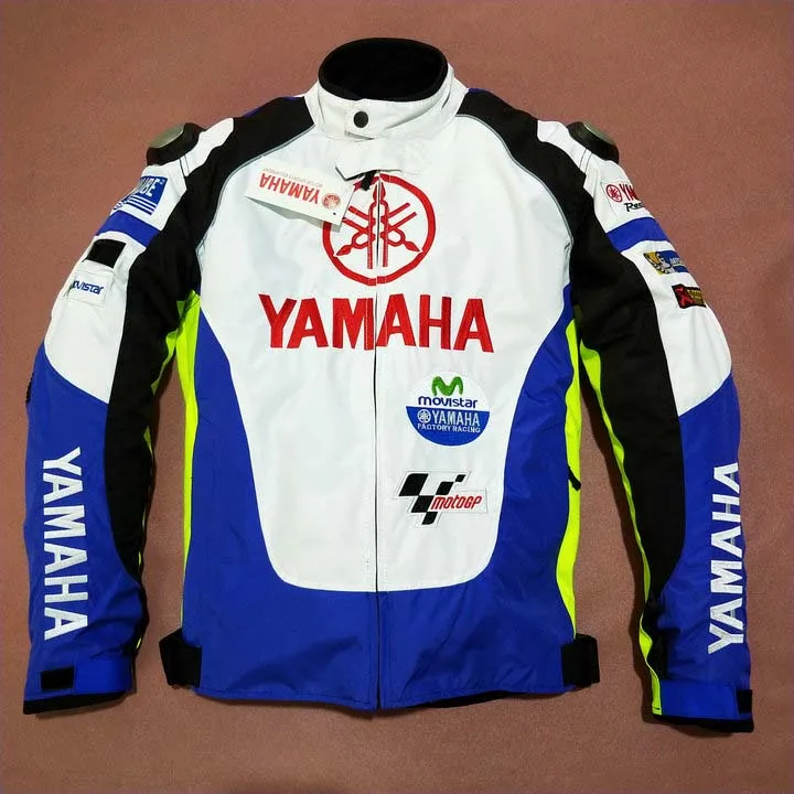 

Motorcycle Racing Jacket For YAMAHA Removable Cotton lining Motocross Riding Clothing Jacket With Protective Gear Moto Jaqueta