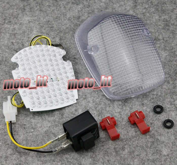 Motorcycle LED Taillight integrated Turn Signals For Honda Shadow ACE