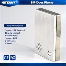 Sistema de Home interfone ip/porta de controle de acesso interfone telefone com design à prova d’ água