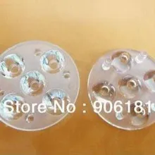 ICOR-35 Высококачественная светодиодная оптическая линза 5 P, диаметр 35 мм, чистая поверхность с ножками, 45 градусов, pmma-материалы