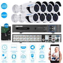 OWSOO 1080N DVR 8 шт. 960 P AHD IP камера ИК-Обнаружение движения ночного видения CCTV камера для CCTV системы безопасности PAL системы 2 ТБ HDD