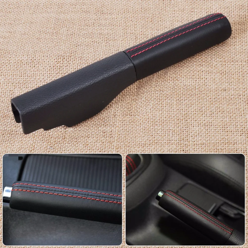 Кожаная ручка для VW Jetta Golf Rabbit GTI EOS MK5 MK6|leather handbrake|car handbrake covershandbrake leather |
