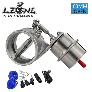 

Exhaust Control Valve With Vacuum Actuator Cutout 2.5 inch 63mm Pipe OPEN Style with ROD with Wireless Remote Controller Set