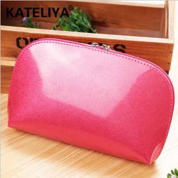 

Fashion Travel Zipper Waterproof Cosmetic Bag Makeup Pouch Toiletry Wash Organizer Case Gift Casual Purse Clutches Girls Handbag
