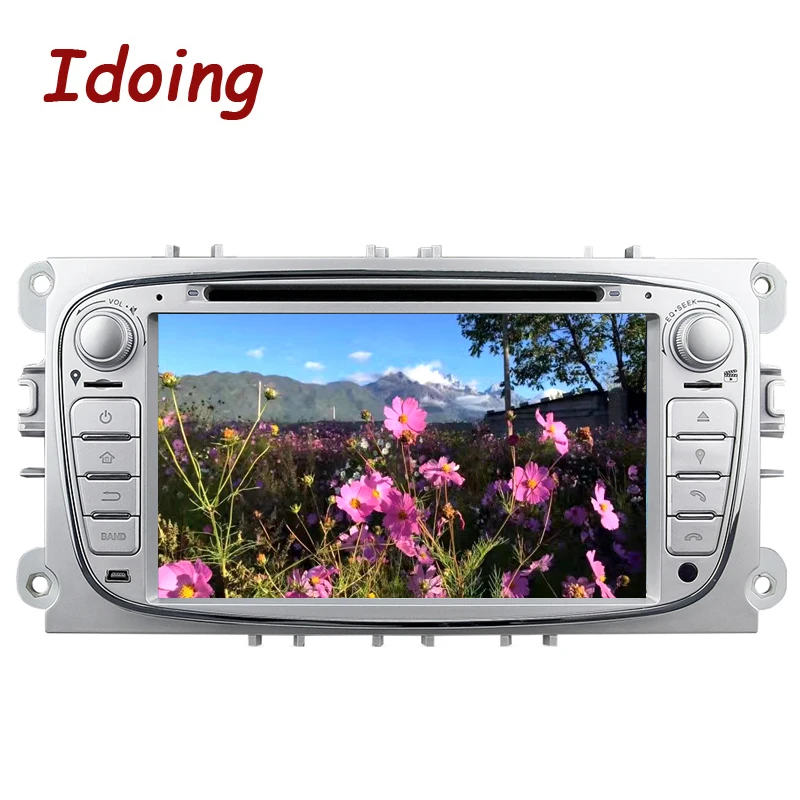 Idoing руль 2Din Android6.0 для Ford Focus Mondeo S Max 2 ГБ + 16 г автомобильный DVD мультимедийный плеер
