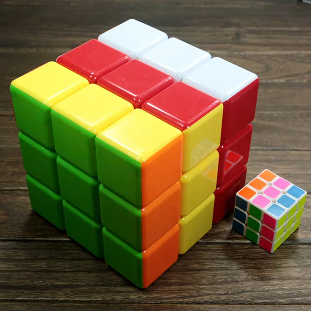 Hot Selling 3x3x3 Cube 18cm Super Big 9cm 7cm 6cm Magic Puzzle 3x3 Cubo magico Professional Educational Toy for kid best gift 4