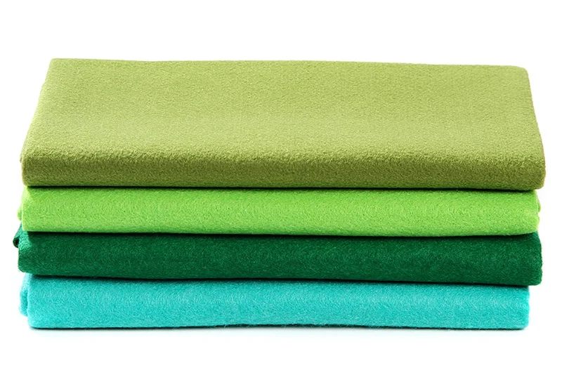 90X92 см зеленая серия DIY мягкая Нетканая фетровая ткань толщиной 1,4 мм для домашнего декора рукоделие ручной работы швейные изделия