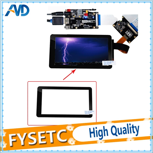 Cheap 5.5inch LCD 2560x1440 2K Drive Plate Kit Light Curing Display F/ Wanhao Duplicator 7 Photon SLA 3D Printer VR Projector