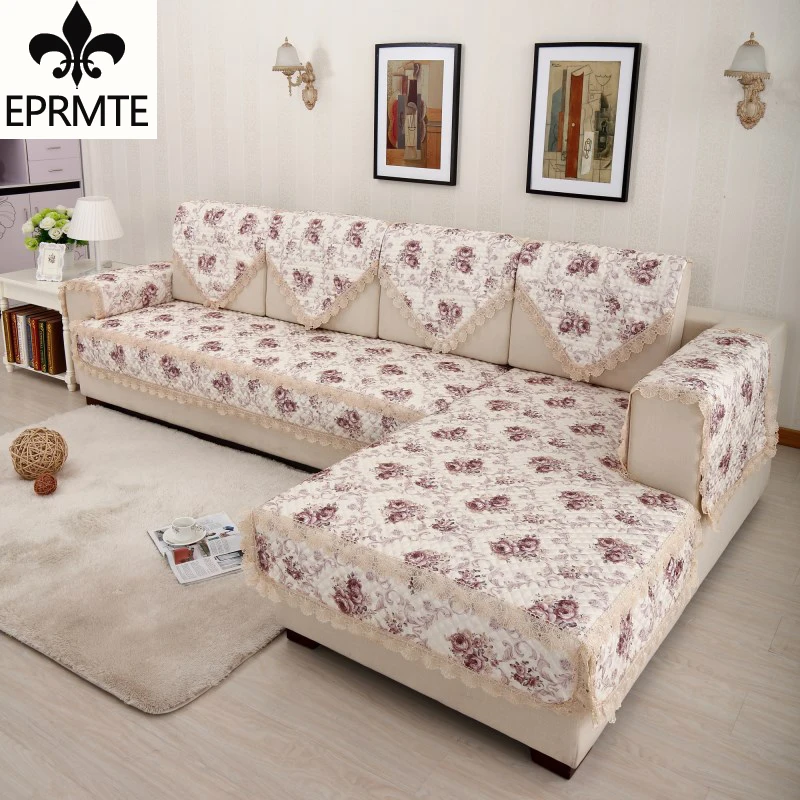 Decorative sofa cover floral Sectional Slip Cover Sofas Modern Magical