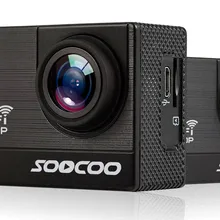 Новинка SOOCOO C20 wifi 1080 P Full HD 12MP Экшн-камера, спортивные HD DV Водонепроницаемая 170 широкоугольная камера