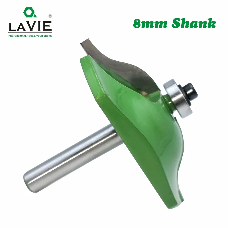 8mm Shank 3pcs Door Panel Cabinet Tenon Router Bit Cabinet Rail & Stile Set Panel Raiser Ogee Milling Cutter for Wood MC02033