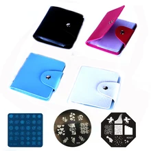 1pcs 32 Slots Pasta Placa Imagem Prego/CASO/ABLUM para dia7.0cm KONAD Stamping CASO Da Arte Do Prego Decoração pasta(China)