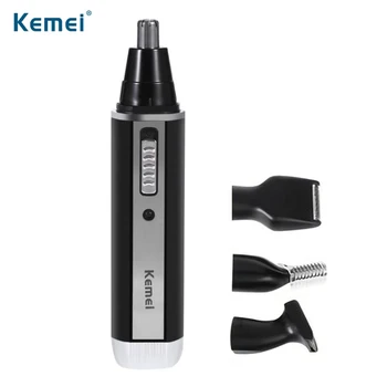 

Kemei KM-6630 4 in 1 Electric Nose Hair Trimmer Rechargeable Beard Trimmer Shaver Hair Shaving Machine Men Personal Care Tools