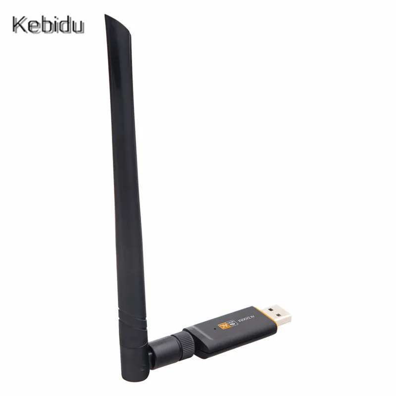 Kebidu мини-usb Wi-Fi адаптер USB Wi-Fi приемник 2,4 ГГц/5 ГГц антенна USB PC беспроводной адаптер 802.11ac высокая скорость для ноутбука