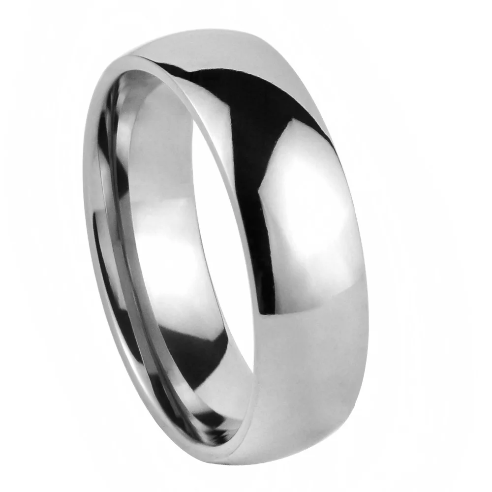 Выпуклое титановое свадебное кольцо фотоэлемент/Животный рисунок 001w6p|titanium wedding