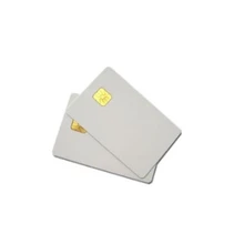 100 шт. ISO7816 для печати белый пустой ПВХ свяжитесь с Фудань 4428 Совместимость SLE4428 Smart card