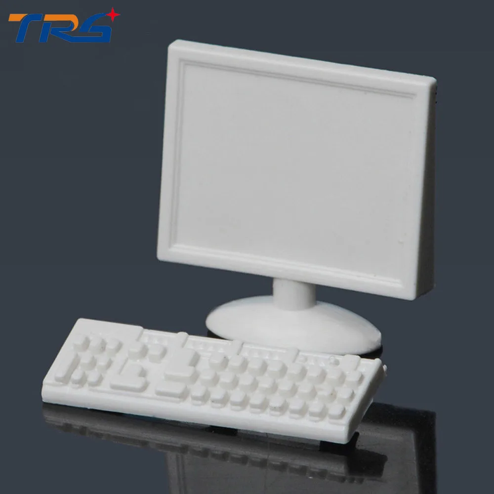 

10pcs scale 1:20/25/30 model computer with keyboard DIY building sand table material scene decoration